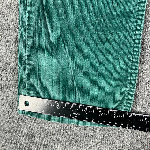 Vintage Wrangler Corduroy Pants Mens Size 27x30 Green Student - Picture 3 of 11